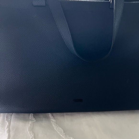 Tumi Black Pebbled Leather Double-Handle Tote - Picture 7 of 7